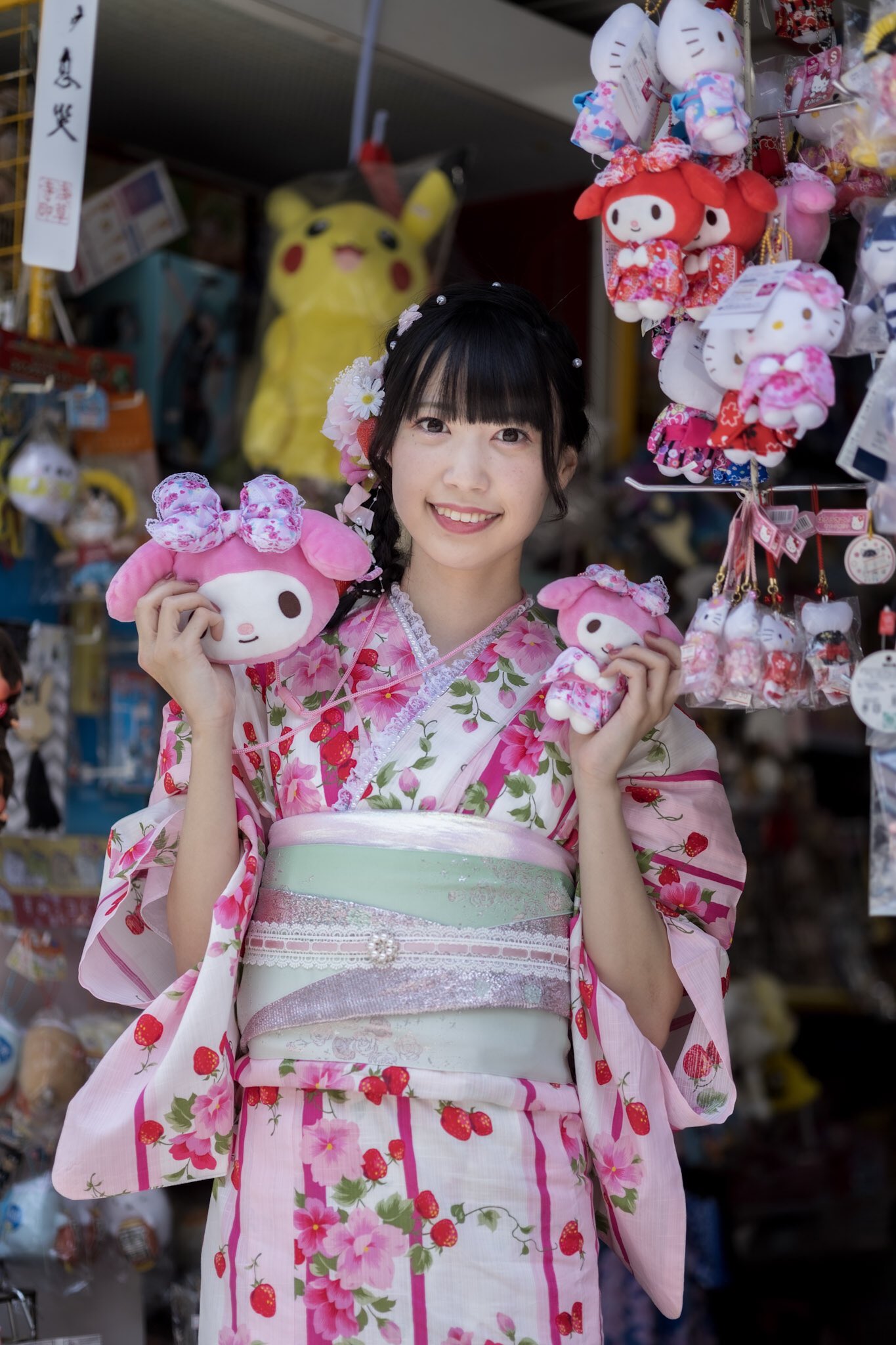 マイメロ 浴衣 大人用 レア