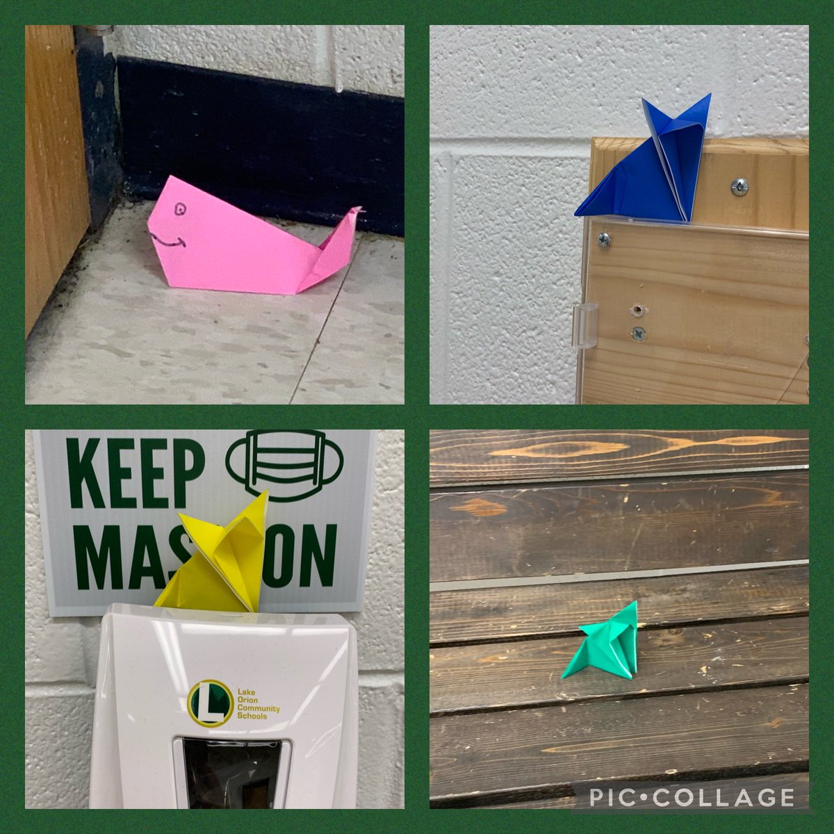 This summer I sure am going to miss the origami friends that appeared every now and again ⁦<a href="/Oakview_MS/">Oakview MS</a>⁩ #it’sthelittlethings