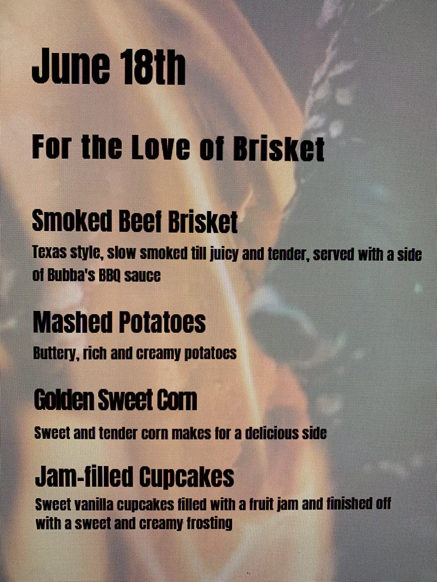 Our weekly meal for this week. Meal feeds 4-6 for $55 and a single is $11. Order by Wednesday at 4pm for Friday pickup or delivery. Pickup is at St. John’s Lutheran Church in Folcroft from 12p-2p. Address is 1500 Glen Avenue but we do the pickups in the parking lot behind church.