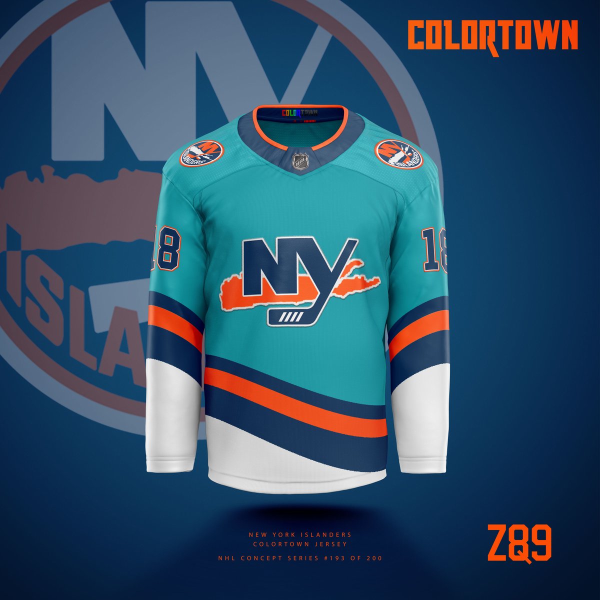 Z89Design on X: Islanders #ColorTown concept! Teal was the only