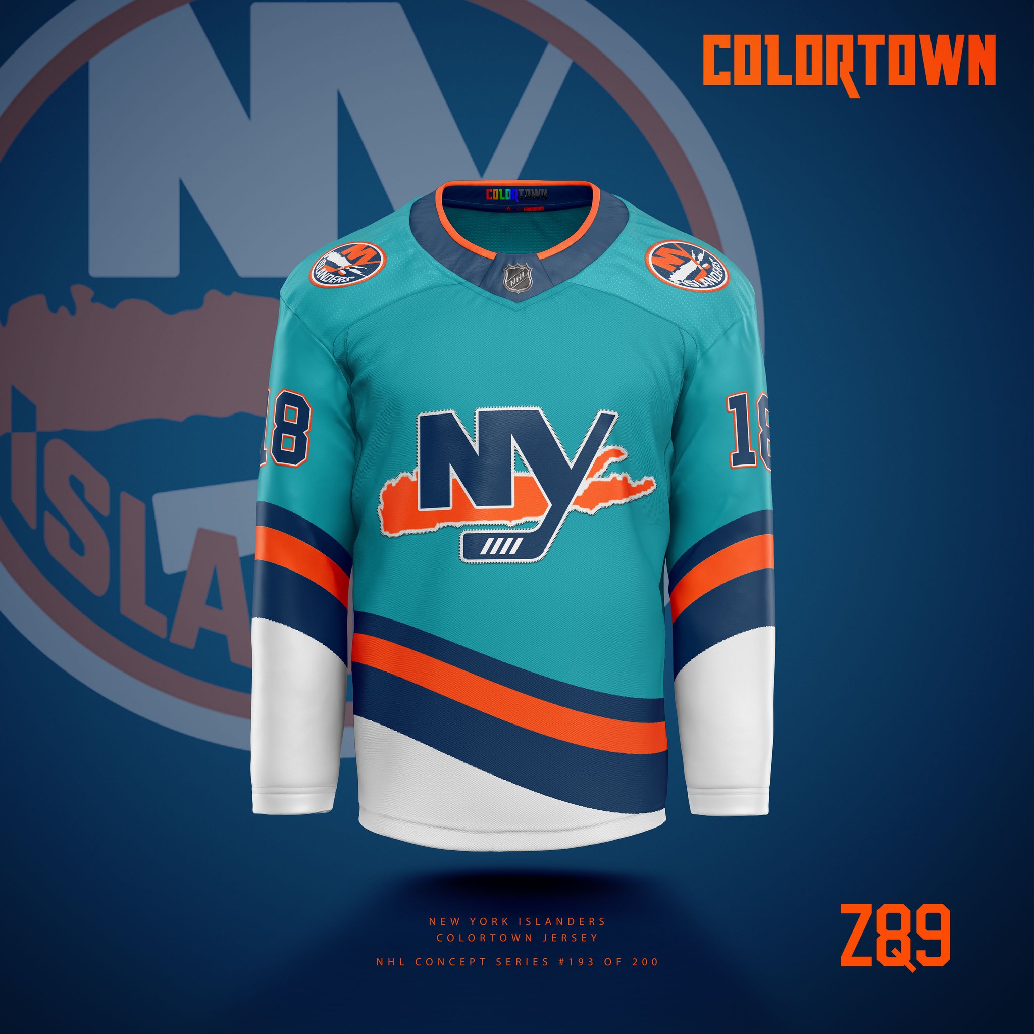 Z89Design's 'ColorTown' NHL Redesigns, Volume II