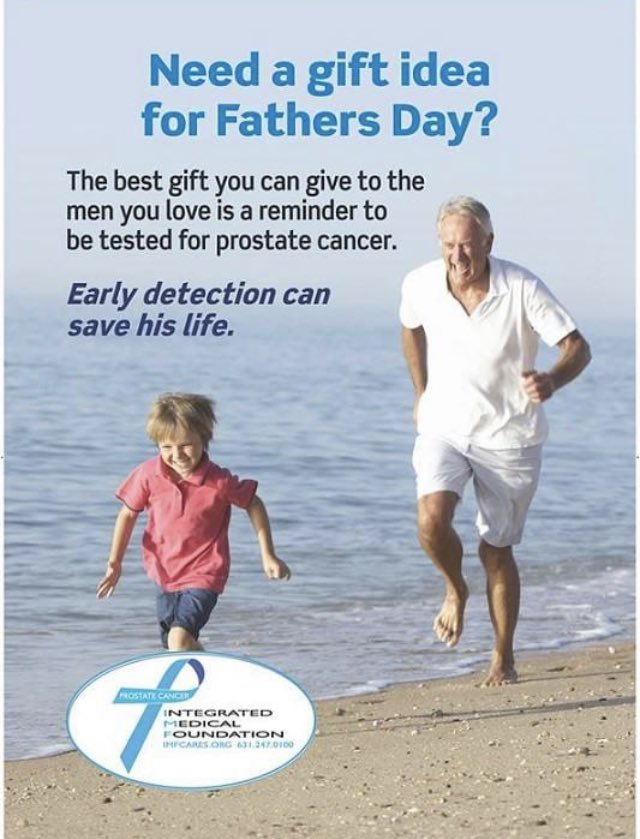 The best gift you can give to the men you love is a reminder to be tested for prostate cancer. It can save his life. #FathersDay