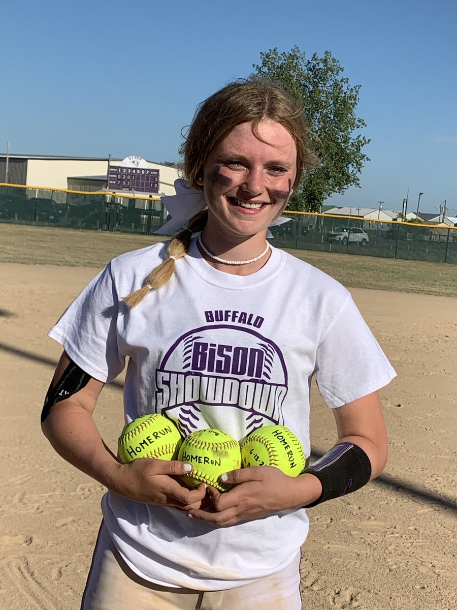 Reagan Drengenberg with not 1, not 2, but 3 no-doubt home runs today for the Fury 14’s today at the Bison Showdown. <a href="/FboFastpitch/">Faribault Fastpitch</a>