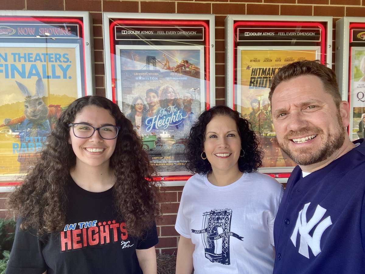 EvieHarris's tweet photo. It’s been 7 months today since Mom went to be with our Lord.  It’s been an emotional day.  Growing up we always watched the Puerto Rican Day parade together and over the years talked on the phone after it aired.  Well today, we went to see Lin Manuel Miranda’s *In the Heights*. https://t.co/7oF9gYRnvN