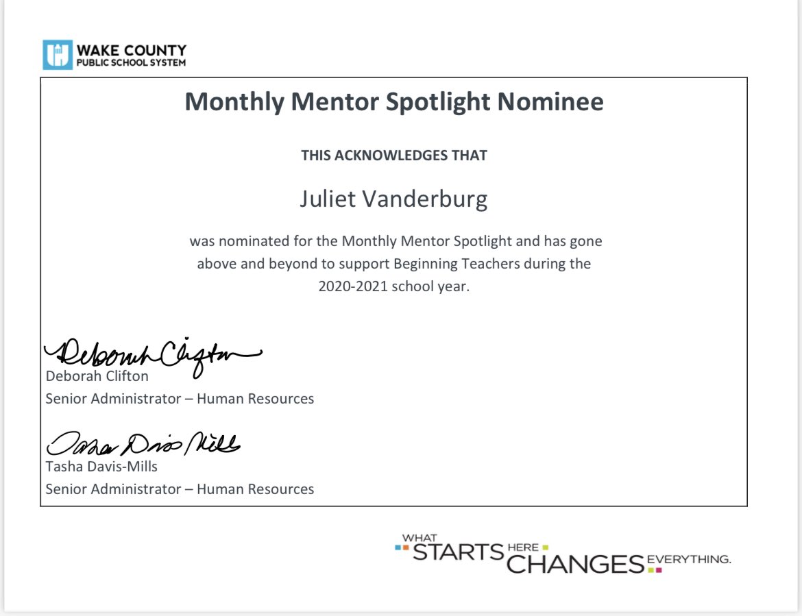 This fun last day of school surprise showed up in my email 😊 thanks <a href="/WCPSSBTSP/">WCPSS BTSP</a>