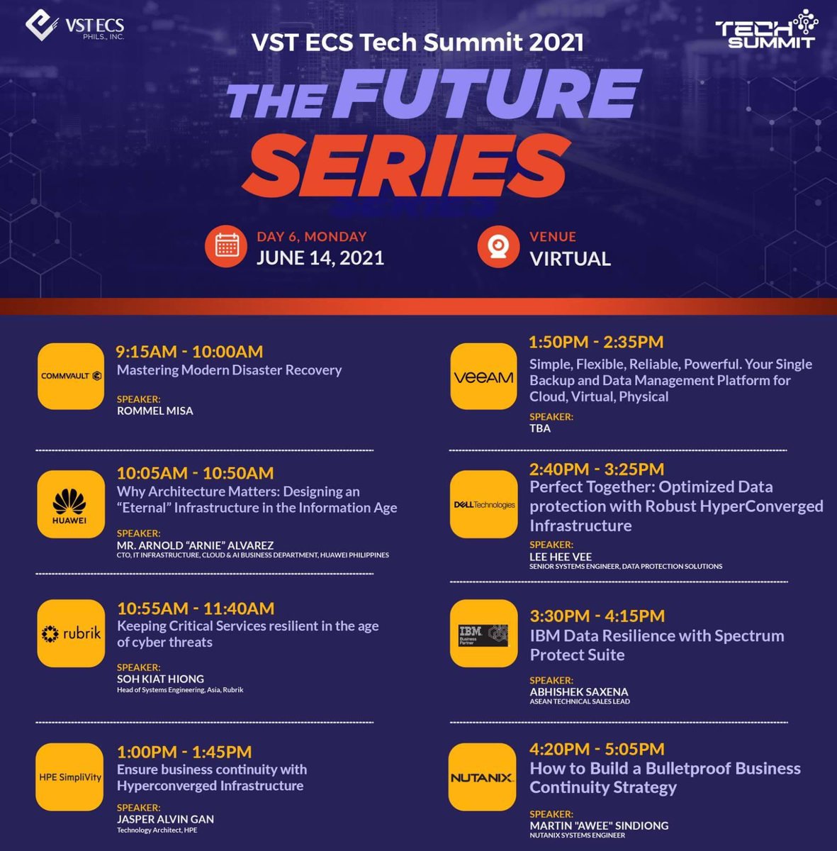 JaysonRodolfo's tweet image. Day #6
 #BackUpAndDisaterRecovery #VSTECS #TechSummit2021