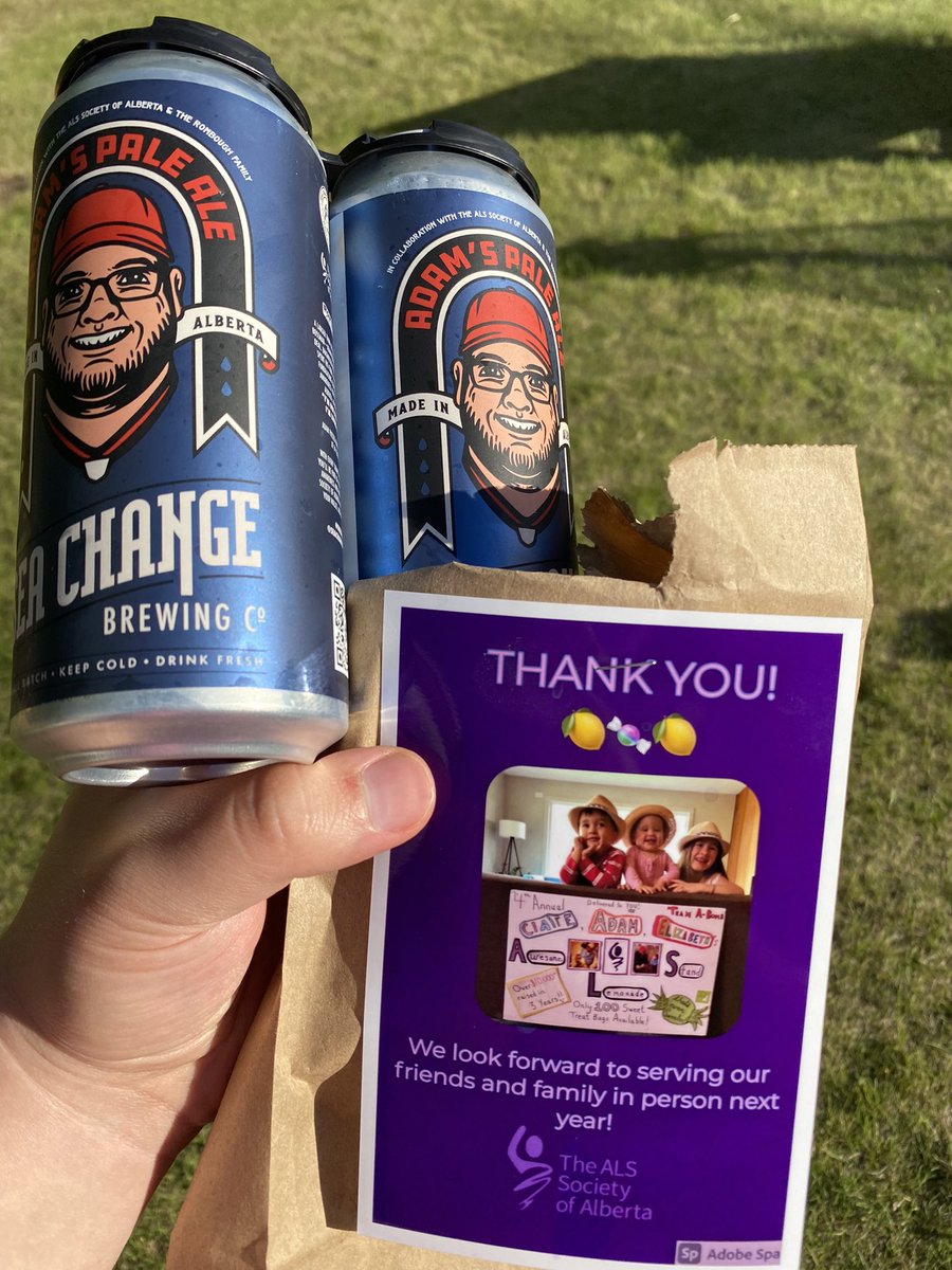 mikekunicki's tweet photo. I’m spoiled on this Sunday all while the proceeds are going to #ALSAlberta #oneonadam
Thank you @SeaChangeBeer & @KrisAndreychuk 🙌 https://t.co/36Mu6Vl2ja