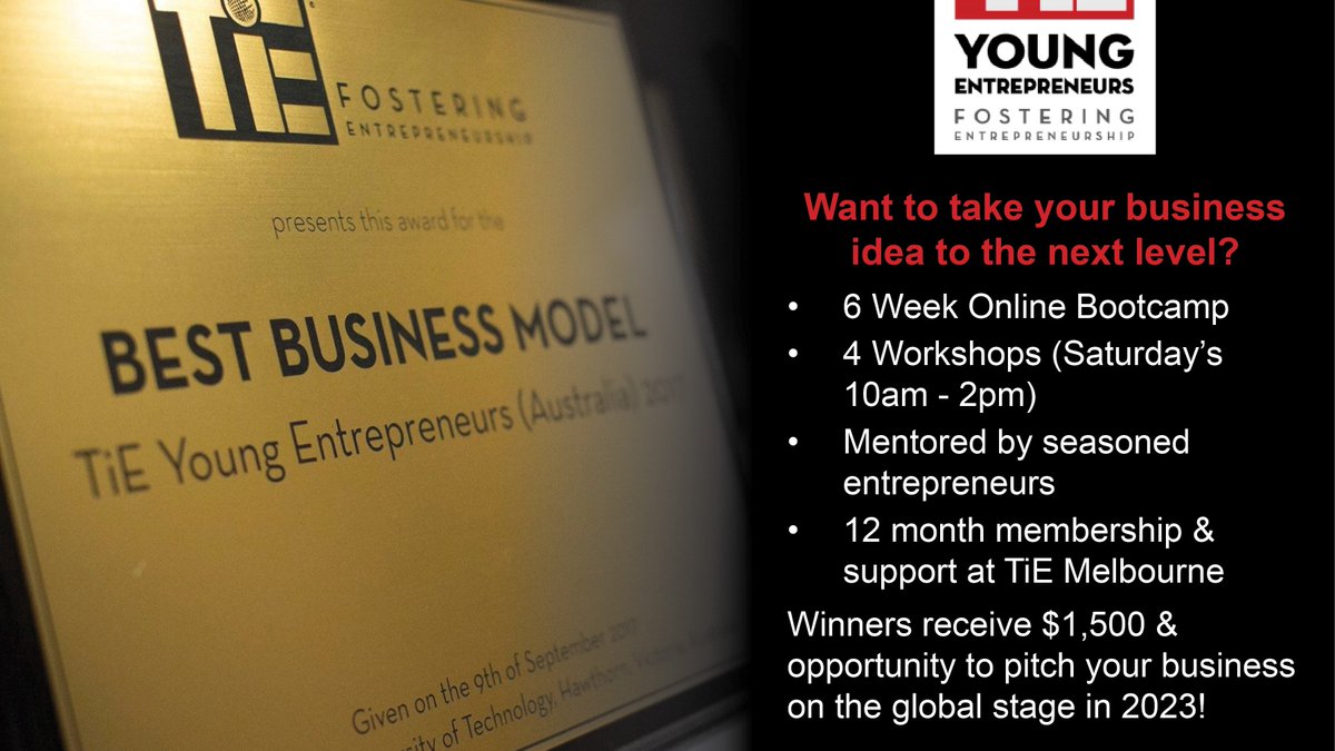 In Year 8 to 11? Got a #businessidea? Register now! forms.gle/H8TF7SPFqYZtpx…
Want to know how you can take your idea to the next level? Join the TiE Young Entrepreneurs #program to get the opportunity to be #mentored by seasoned #entrepreneurs! #futureleaders #bootcamp #pitchcomp