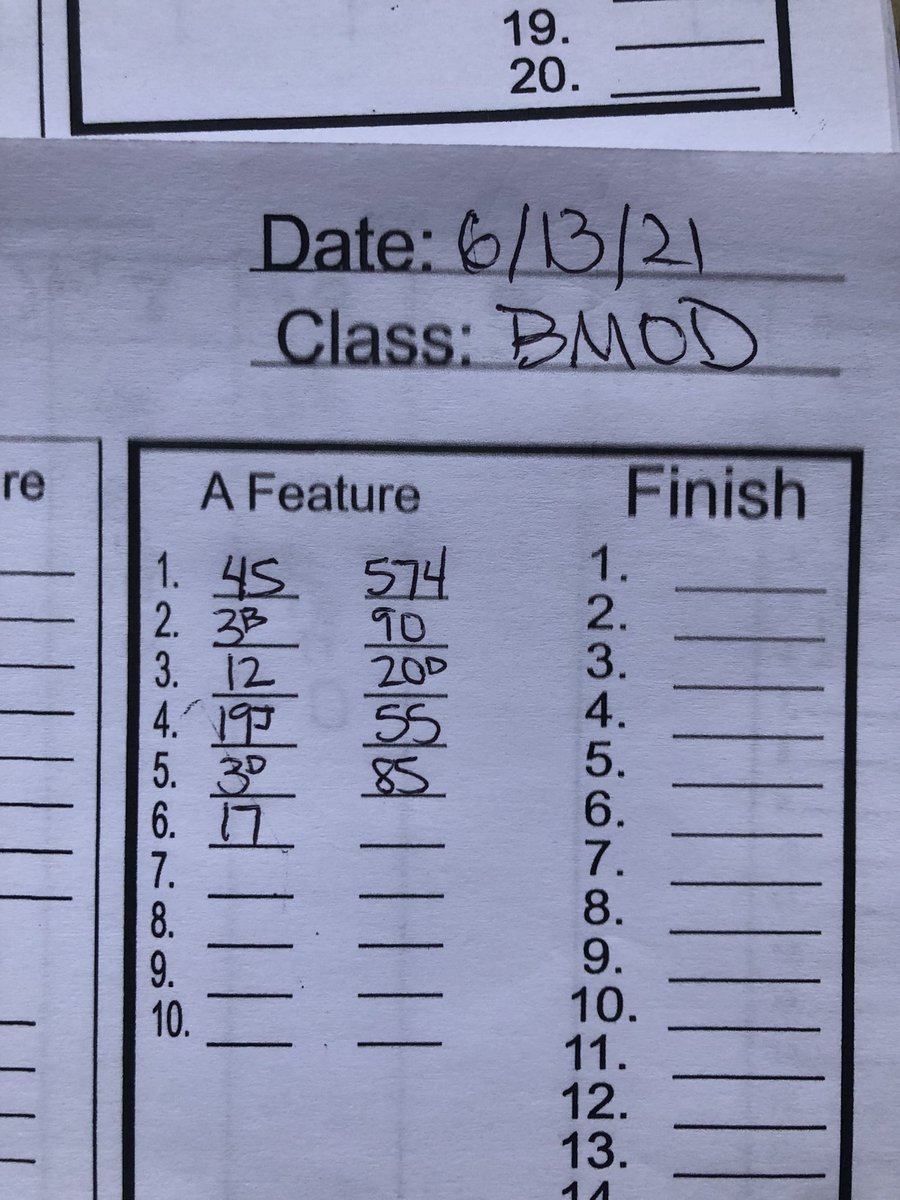 doublexspeedway's tweet photo. Feature line-ups for this evening’s “Old Timer’s” Show! https://t.co/xqS9Wk5naL