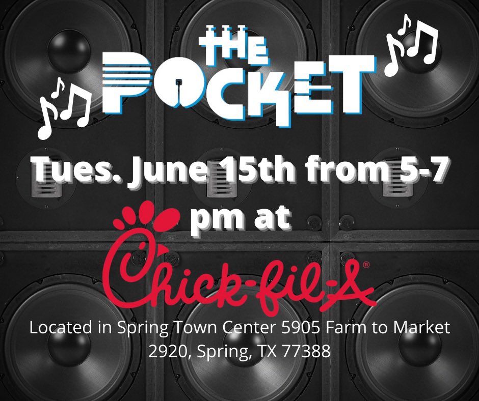 ThePocket_Ofcl's tweet photo. Pull up for some love music!!! Show some love🙌🏽 #localjazz #jazzbandandchickfila #livemusic #jazzband #ChickfilA https://t.co/hgaSnqnj2H