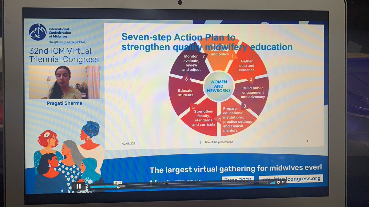 Listening in to 7 step action plan for quality midwifery education .Looking for concrete steps  in India where midwifery education will go mainstream which will keep mothers and newborns at centrality  <a href="/franmcconville/">Fran McConville</a> <a href="/ICM_CE/">@SallyPairman</a> <a href="/evitafernandez6/">Evita Fernandez</a> <a href="/WHOUganda/">WHO Uganda</a>