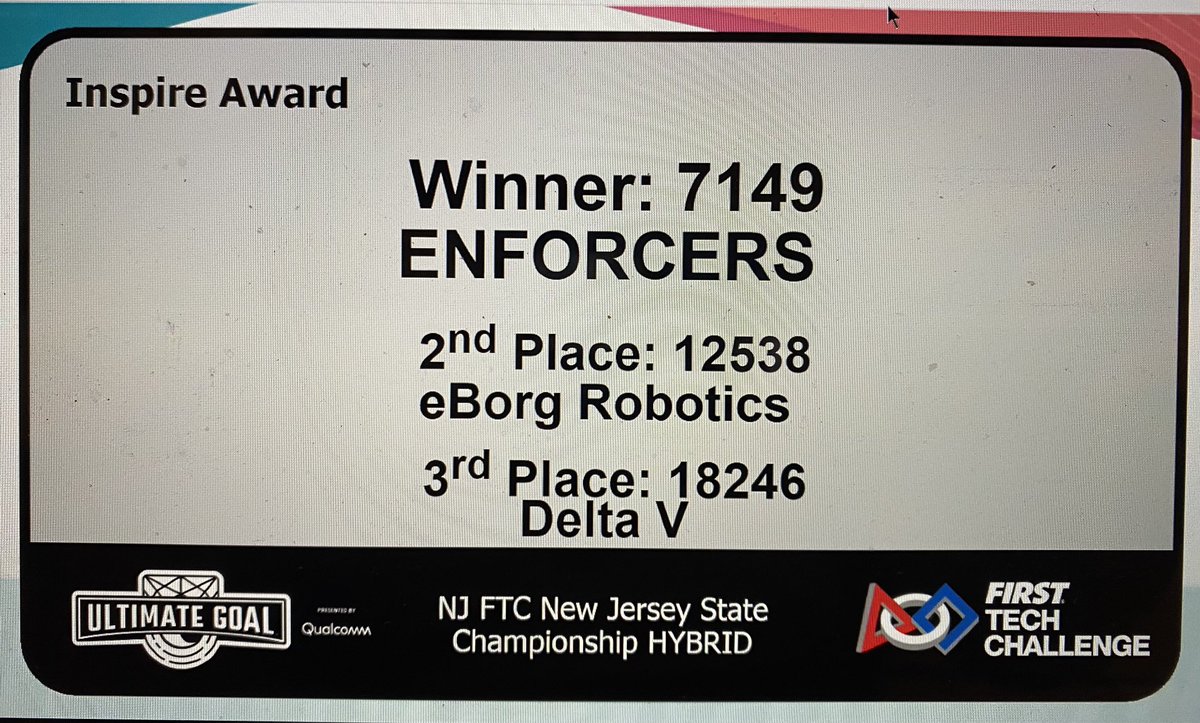 ENFORCERS FTC Team #7149 tweet media