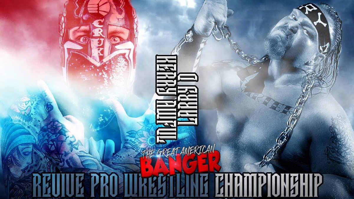 It’s official, at #Thegreatamericanbanger <a href="/kerryawful/">“THE GARGOYLE” KERRY AWFUL B.S., M.S.</a> defends his Revive Title against @IMPACTWRESTLING star <a href="/legendoflarryd/">Larry Fn D</a> Saturday July 3rd.. live <a href="/stableseventsp1/">stableseventspace</a> can’t be there in person catch it when it drops on <a href="/indiewrestling/">IWTV</a> !