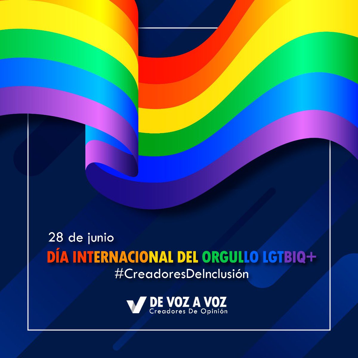 DeVozAVoz's tweet photo. Hoy 28 de Junio desde De Voz a Voz conmemoramos el día del Orgullo, recordando su historia y el inicio de la lucha por los derechos de la comunidad LGTBIQ+. Hoy nos unimos a la voz de resistencia y de reivindicación para un mundo más libre.
#orgullo #pride #pridemonth #pride2021 https://t.co/IkfbkR57Xi