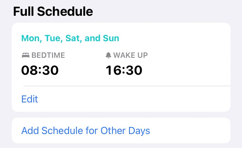 ตารางนอนใหม่ สุดยอด