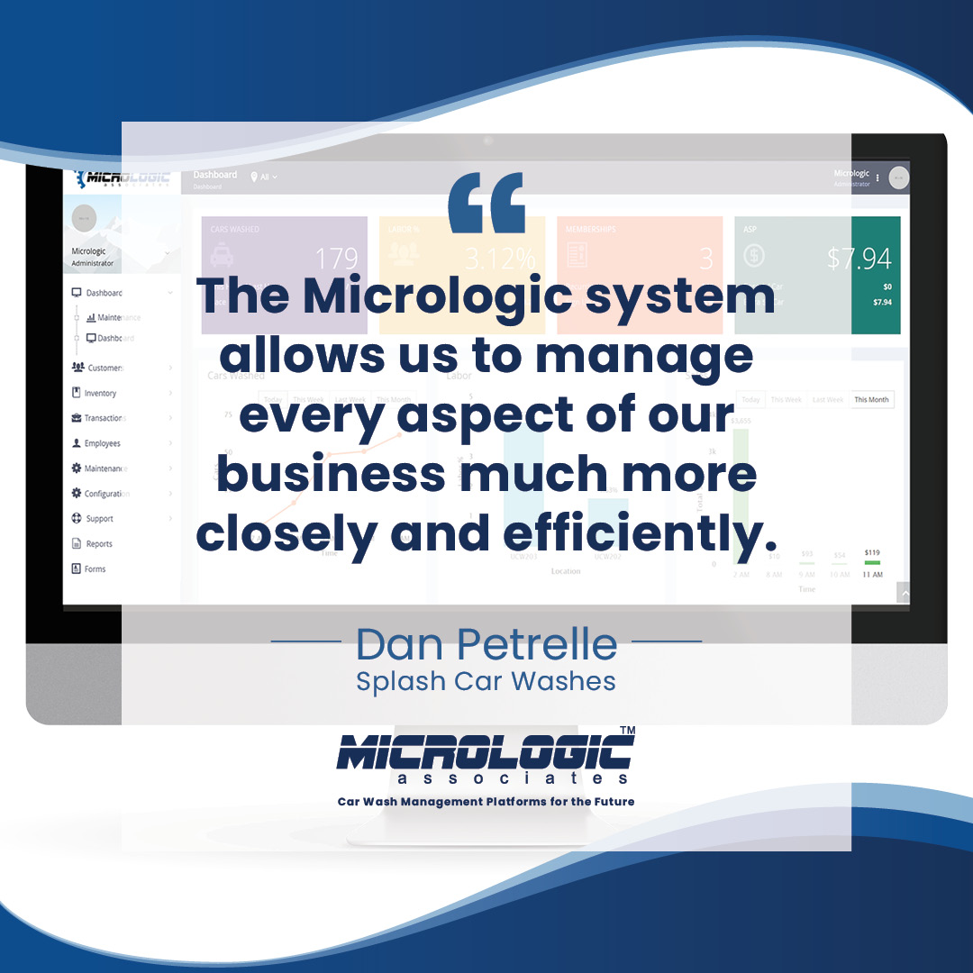 MicrologicAssoc's tweet image. Congratulations on your success, Dan! We’re laser focused on offering car wash owners and operators the ability to gain enhanced insight into their businesses with the ability to review transactions in real-time! #carwashtechnology #carwash