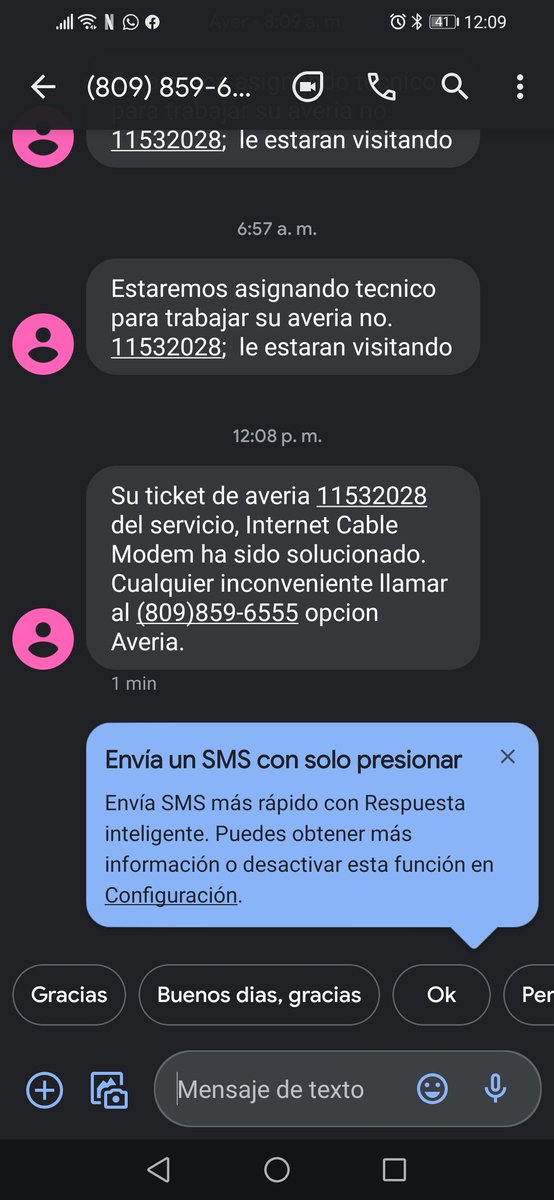 Hasta que por Fin gracias a Roberto (Tecnico) se terminaron mis problemas de Internet
<a href="/SomosAlticeDo/">Somos Altice Dominicana</a> <a href="/IndotelRD/">Instituto Dominicano de las Telecomunicaciones</a> <a href="/ClienteRD/">Cliente Dominicano</a>