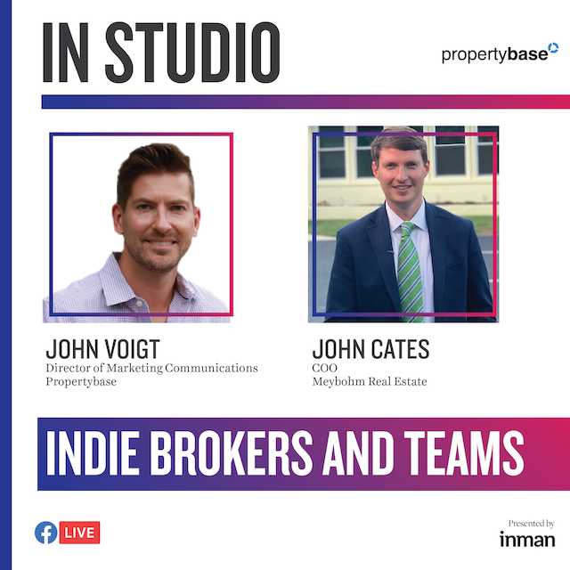 Think Indie brokerages &amp; teams don't match? Think again. Watch our chat with <a href="/meybohm_realtor/">Meybohm Real Estate</a> #client &amp; 
<a href="/Inman/">Inman</a> on Wednesday at 1pm ET #realestate facebook.com/InmanNews
