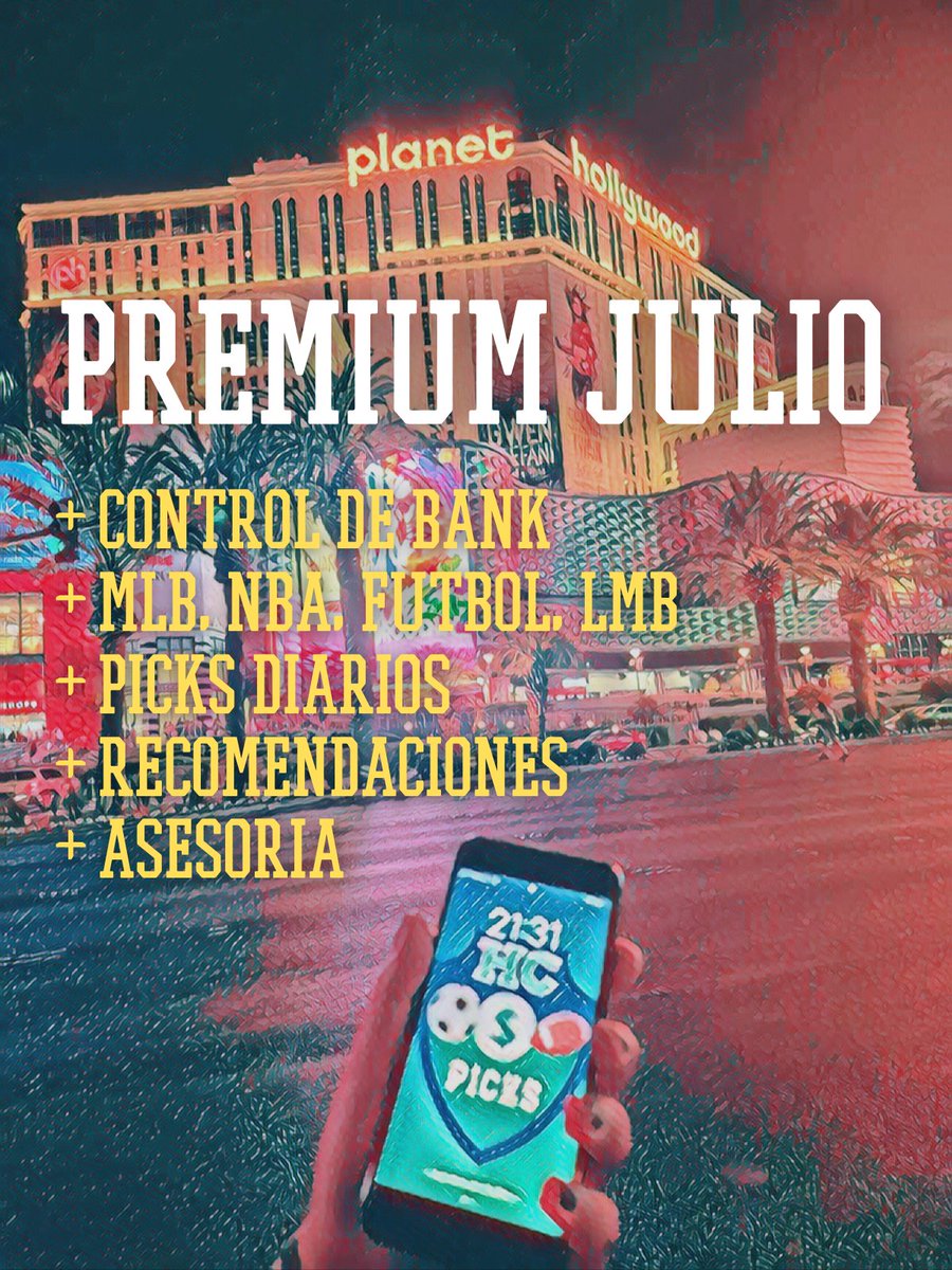 HcPicks's tweet photo. 📢Grupo Premium Julio📢
📈 3/4 meses con utilidad
💰 Precio accesible
✉️Informes por DM
#GrupoPremium #Picks #ApuestasDeportivas #Bet #HCpicks https://t.co/bkUMcKAj1D