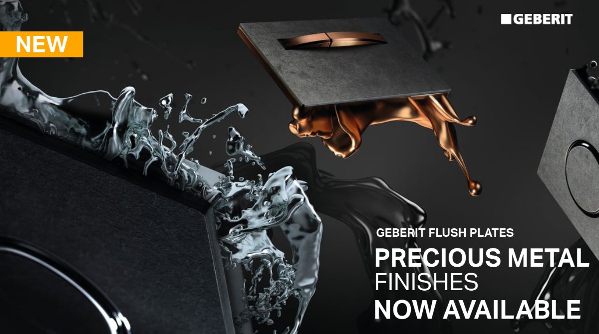 GeberitUS's tweet photo. Let's get creative and make a design statement - in your bathroom. Expand your creativity with Geberit's new range of flush plates offering new surfaces along with beautiful and exciting new precious metal finishes. https://t.co/3eCCfMBlwN #geberit #flushplates #bathroomdesign https://t.co/HraNrbh30C