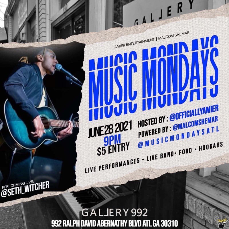 SethWitcher's tweet photo. Catch me tonight in ATL at #gallery992 🔥🎤 it’s about to be a movie https://t.co/vKGTjbtUOF