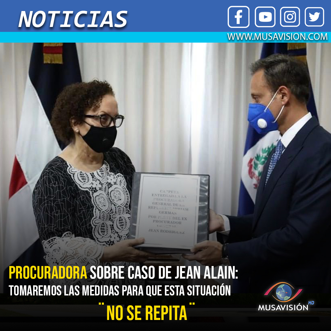 Musavision10's tweet photo. La procuradora general de la República, Miriam Germán Brito, manifestó este lunes que, tras el impedimento de salida al exprocurador Jean Alain Rodríguez.

#PGR #Procuradora #notcias #Noticieros https://t.co/QM9GdJ9bDK