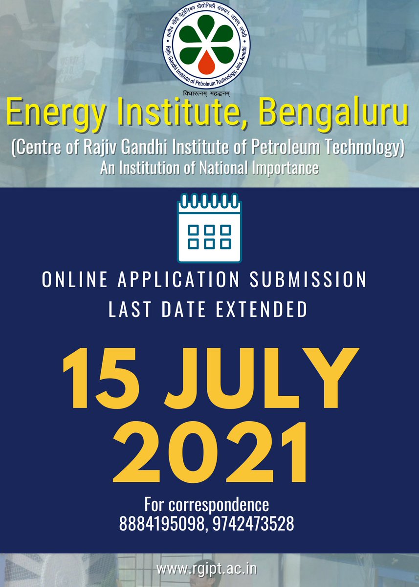 Energy Institute -Institute of National Importance tweet media
