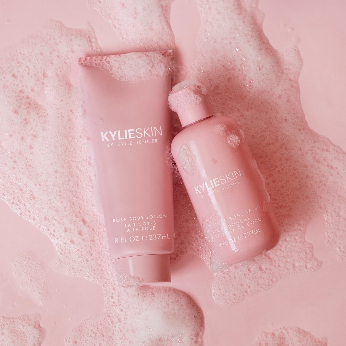 NEW Coconut Body Wash & Rose Body Lotion from kylieskin !!!!!! 🥥🌹