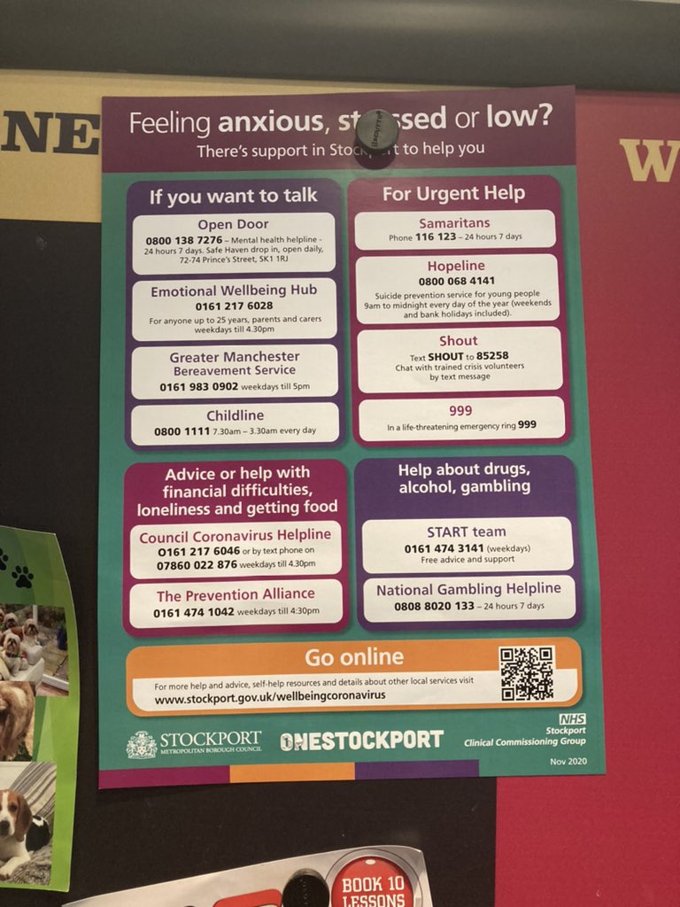 Another #Anxious #Stressed #low leaflet spotted this weekend well done @CostaCoffee #Gatley 👏👏#helpavailable #goodtotalk #support #stockport #mentalhealth #onestockport #opendoor #wellbeinghub #bereavement