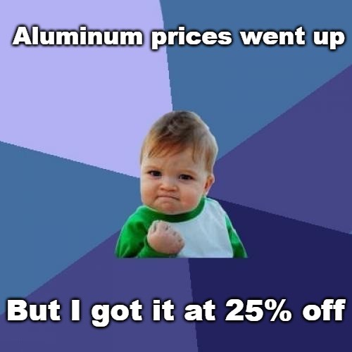 Up to 25% off Aluminum &amp; Acrylic Sheets! Save now! sfsupplies.com/sale
Only 3 days left to our Super Summer SALE!
#signindustry #signsupplies #sfsupplies #signs #aluminum #acrylic #sale #summersale