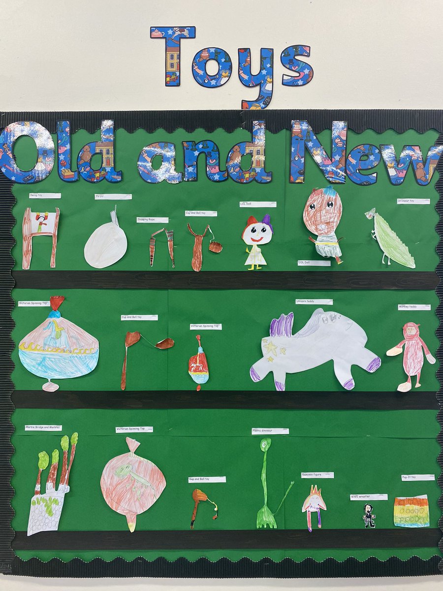 Year1HolyFamily's tweet photo. Our fantastic display of Victorian and modern toys 🧸 ⚽️ 🕹 https://t.co/ttD468oj4i