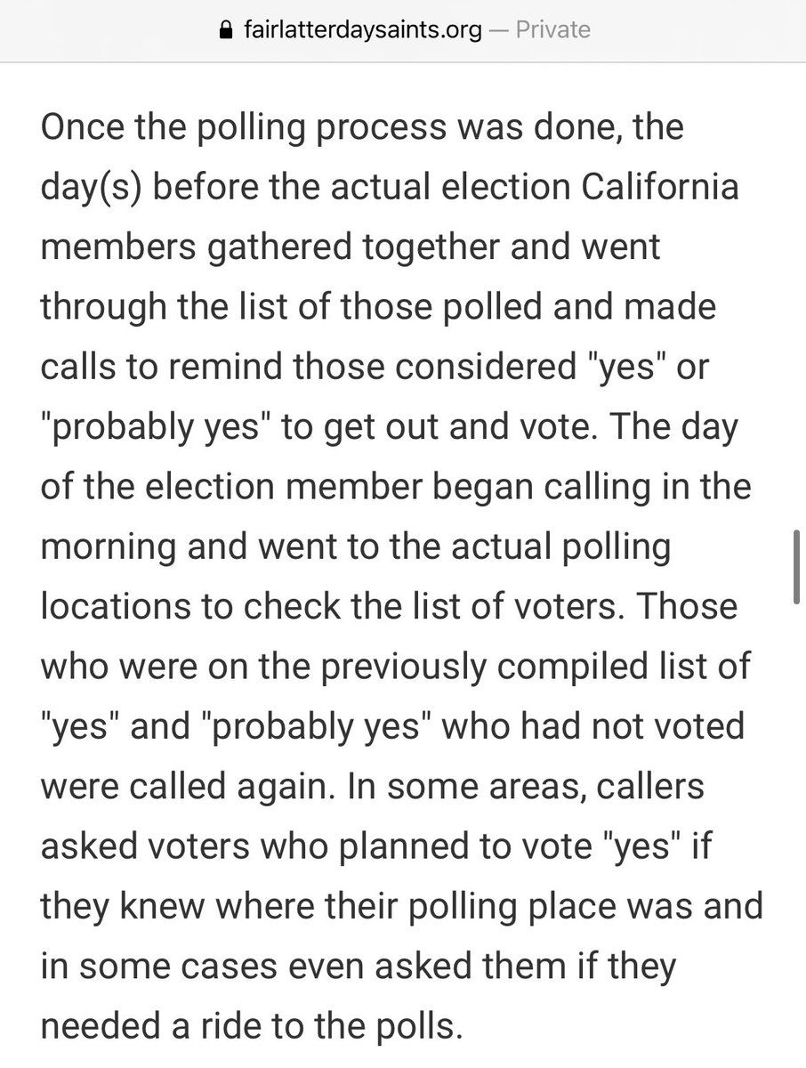 Fairmormon: members weren’t told how to vote on prop 8! They were just told to form call centers to call all of California to promote the passing of the bill!

#exmormon #pride