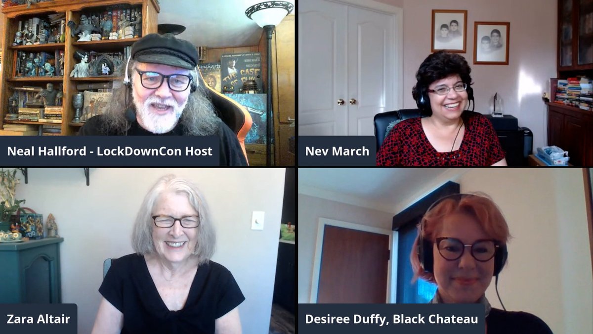 LockDownCon's tweet image. We love bringing laughs and smiles to our panels, and we had a lot of them yesterday! #PostCon #Joy