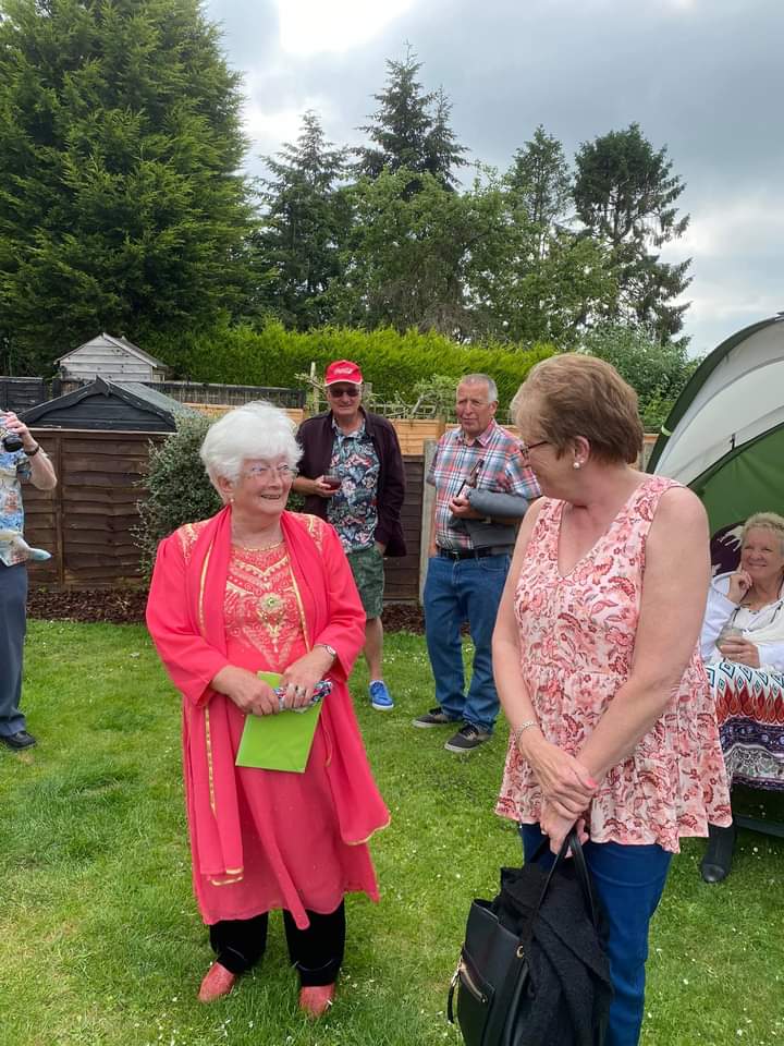 Great afternoon celebrating <a href="/pjsfw/">Pat Witherspoon</a> 80th Birthday with <a href="/gregpchance/">Greg Chance</a> debbie Chance @JosephBaker1227 <a href="/WandaKingRedd/">WandaKing</a> <a href="/evans_lesley/">Lesley Evans</a> thank you.