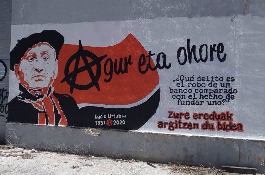 Antifaxismoa's tweet photo. Lucio Beti Gogoan ✊🏼🌹
#Murala #Graffity #StreetArt
#OroimenHistorikoa #Antifaxista #Antifa https://t.co/BKhRh43U6R