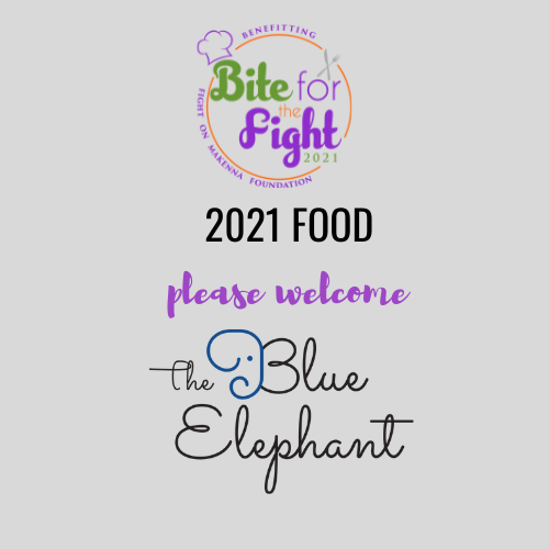 Please help us welcome The Blue Elephant Bar and Win Signature Restaurant Group to this year’s Bite for the Fight Food Festival!

Tickets &amp; Sponsorships are on sale now at biteforthefight.com 💜

#b4tf21 #fightonmakenna #foodfestival #phillyfoodfestival #blueelephant