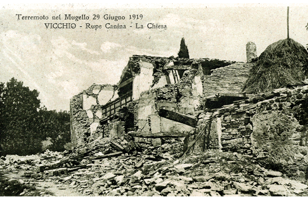 29 giugno 1919, gli effetti del terremoto del Mugello