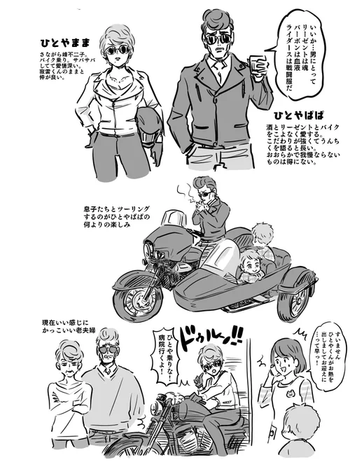 ひとやさんのぱぱとまま妄想 
