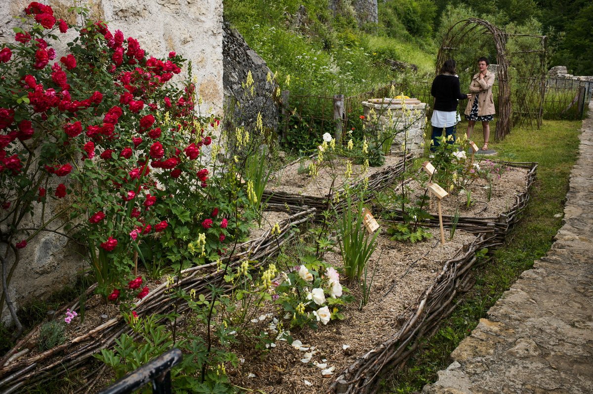 arcinfo's tweet photo. #MOYENAGE A Valangin, le #château présente neuf jardins médiévaux «fascinants». 🥬 C'est à découvrir dans notre reportage ci-dessous 
➡️ https://t.co/XG1B4n4Oil https://t.co/f2xobQ5ejO