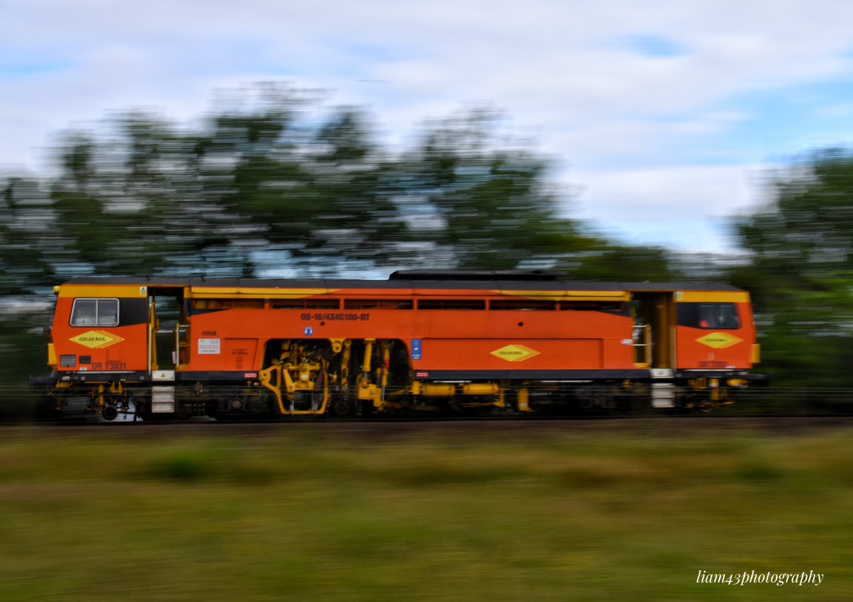 liam43photos's tweet image. @ColasRailUK tamper DR73931 travelling to Rugby D.E.D from Dorchester South ISU(CE) #RailTamper #ColasRail #TrackMachine #DR73931 #DorchesterSouth #Poole #Rugby #Photography #nikon #nikonphotography #nikonphotographer