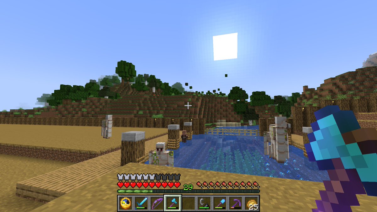 はじめ人間オクタゴン على تويتر 今日は夜マイクラ D 村に隣接しているシラカバの森を開拓中 開拓した丘の上に この村のお城を建てていこうかと思っています 前にクリエイティブ建築練習で作っていたようなモットアンドベイリー風な木造のお城を作る予定です