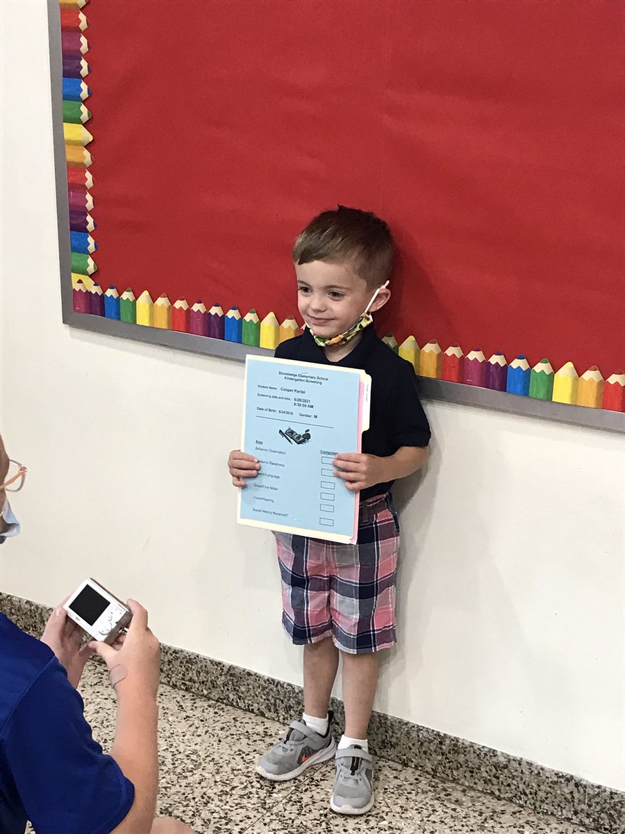 It’s kindergarten screening day! Welcome to Kindergarten boys and girls. @stonehedgeblue <a href="/WestGeneseeCSD/">West Genesee Schools</a>