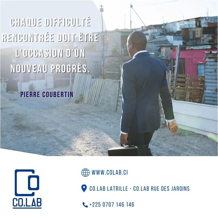 CoLabAbidjan's tweet photo. Bon début de Semaine à tous! 

#Colab_Abidjan #Coworking
#rencontre #Opportunités
#Monday #Motivation https://t.co/TE8JN293Wc