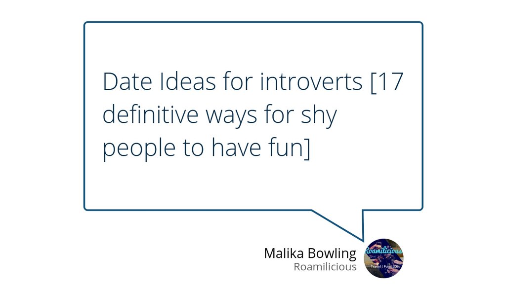 Literary Event (another option that requires little talking – perfect for an introvert)Date idea 8.

Read more 👉 lttr.ai/icGA

#fundates #dateideas #introvert
