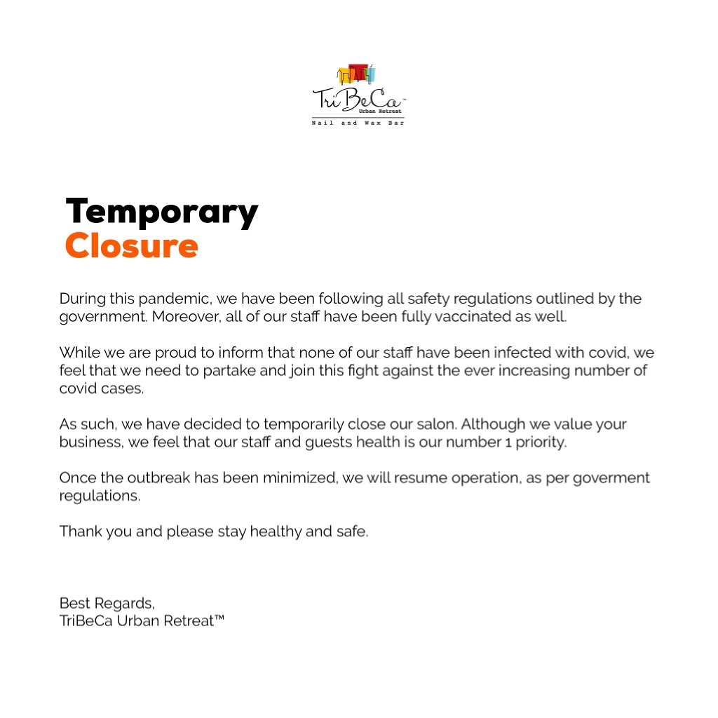 iLoveTriBeCa's tweet photo. Please stay safe and healthy everyone. 🙏🏻 https://t.co/t0oe71to6Q