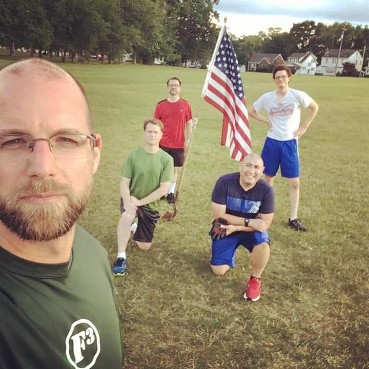 5 PAX for a Monday beatdown by Half @JamesDWitmer. It was a pavilion to playground scramblin' beautiful morning in the @PArising gloom! <a href="/F3Pittsburgh/">F3 Pittsburgh</a> <a href="/F3HarrisburgPA/">F3HarrisburgPA</a> <a href="/F3Lanco/">F3 Lanco</a> <a href="/F3LehighValley/">F3 Lehigh Valley</a> <a href="/F3ValleyForge/">F3 Valley Forge</a> <a href="/F3Philly/">F3 Philly</a> <a href="/F3Villanova/">F3Villanova</a> <a href="/F3IndianValley/">F3 Indian Valley</a> <a href="/F3Susquehanna_V/">F3 Susquehanna Valley</a> <a href="/F3Princeton/">F3 Princeton</a>