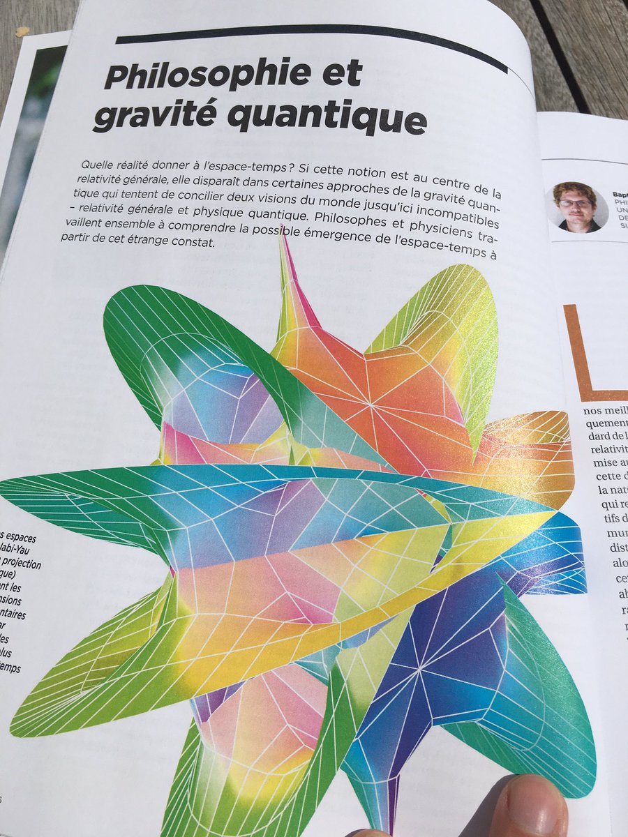 BaptisteLeBihan's tweet image. Article dans le magazine La recherche consacré à l’espace et au temps. Quand j’étais petit, je ne me doutais pas un instant que je publierai un jour dans l’un de ces magazines !