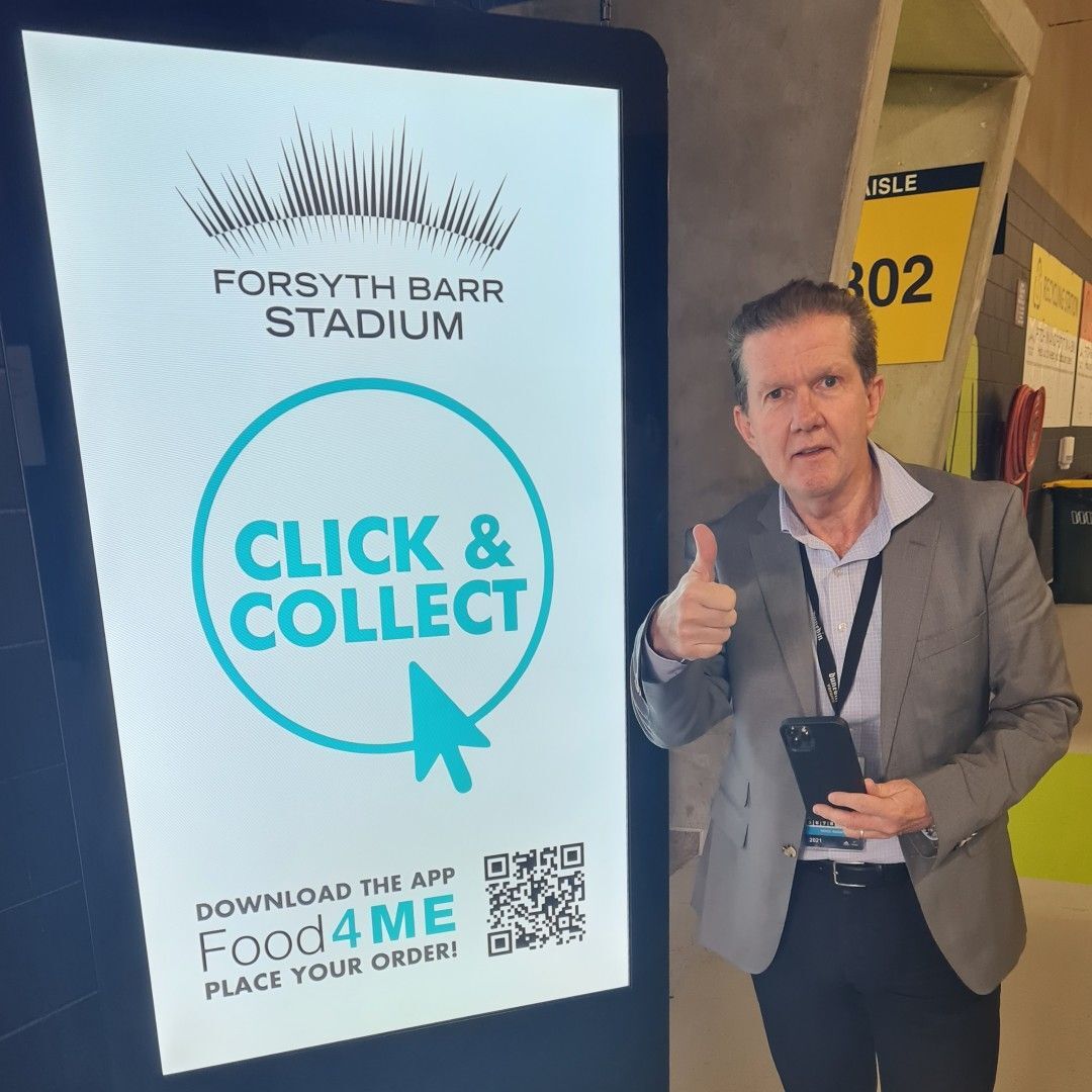 theSmartQ's tweet photo. SmartQ powered Food4Me is now live in Forsyth Barr Stadium, New Zealand.
#food4me #Contactlesscafeteria #digitalcafeteria #smartq https://t.co/6Nb17sCgYz