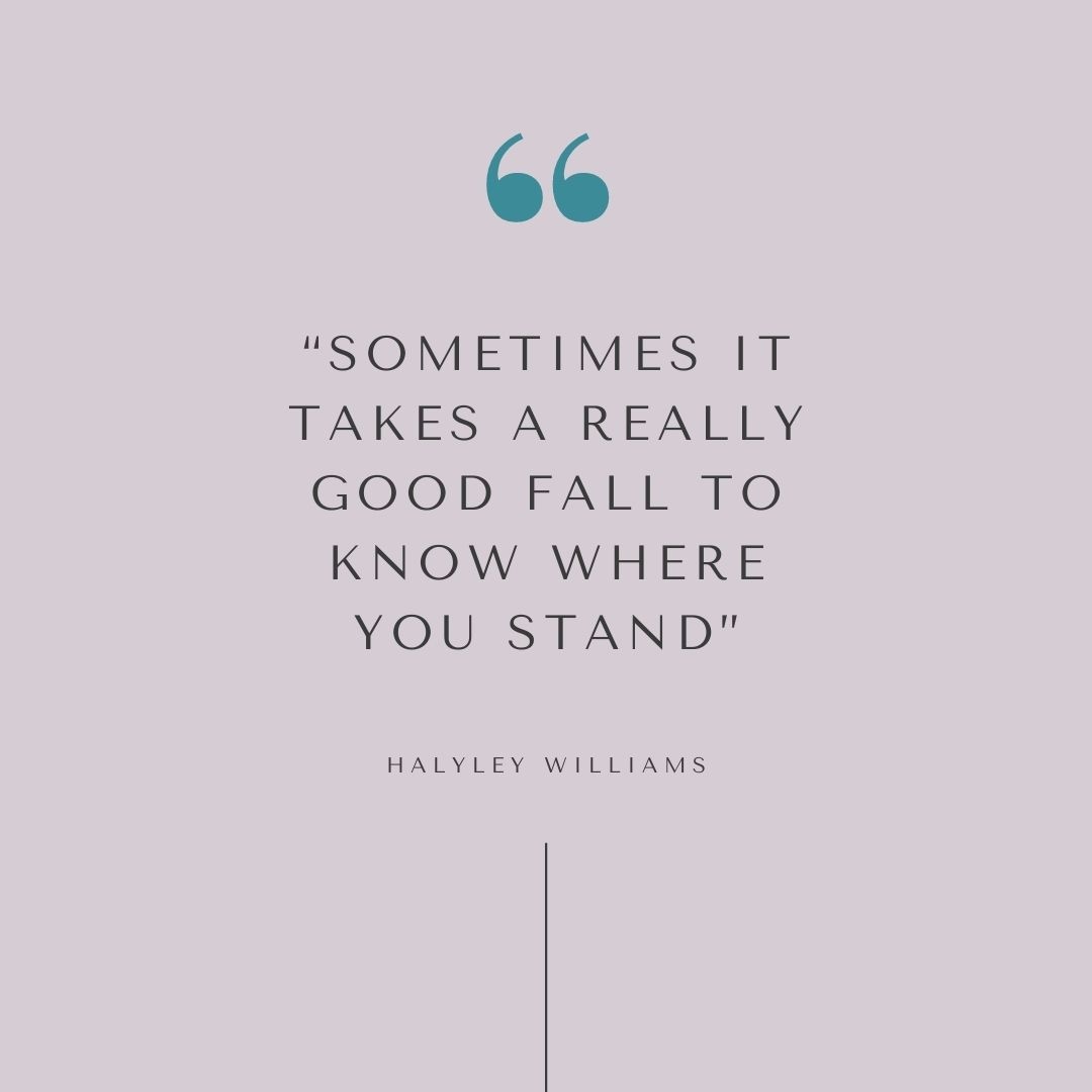 hjacksonimaging's tweet photo. Sometimes it takes a really good fall to know where you stand. - Hayley Williams

#quotestoliveby• #quotesoftheday • #quotesforlife • #motivationalquotes • #motivationquotes • #quotestoremember • #wordsofwisdom • #successquote • #mentalhealth • #p4p • #halifax https://t.co/R1nh3tQA3i