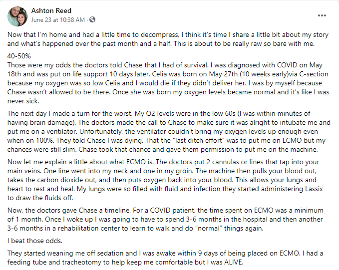 uamshealth's tweet image. This has brought us to tears! 😭 Thank you for your kind words, Ashton! Our patients truly are the most important thing to us!